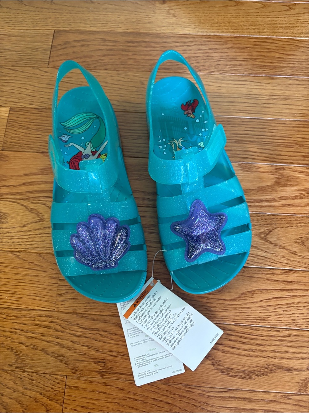 Girls princess ariel isabella sandle Crocs